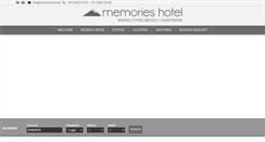 Desktop Screenshot of memorieshotel.gr